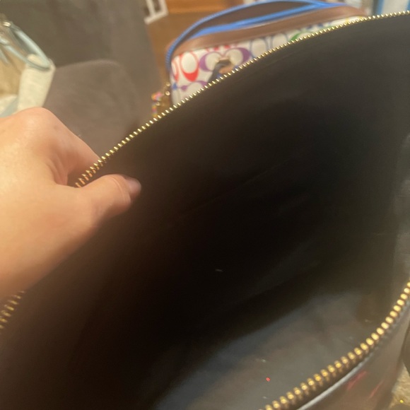 Blue Coach tote bag/purse with stars - Picture 4 of 5